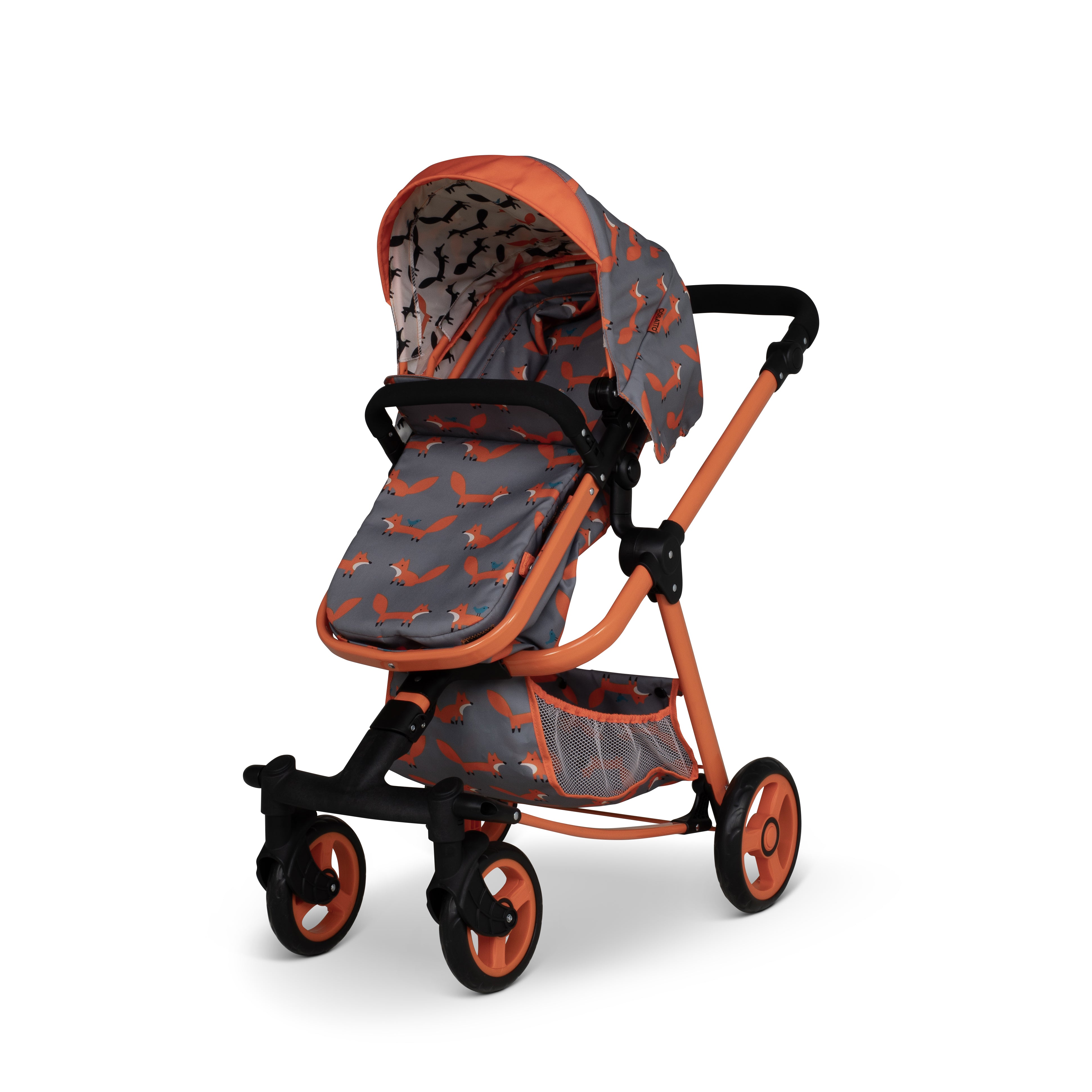 Giggle Quad Puppenwagen - Charcoal Mister Fox