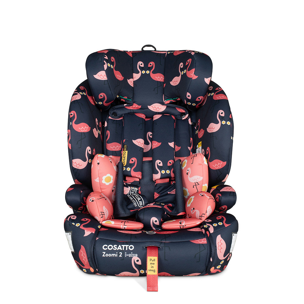 Dětská sedačka Zoomi 2 i-Size - Pretty Flamingo