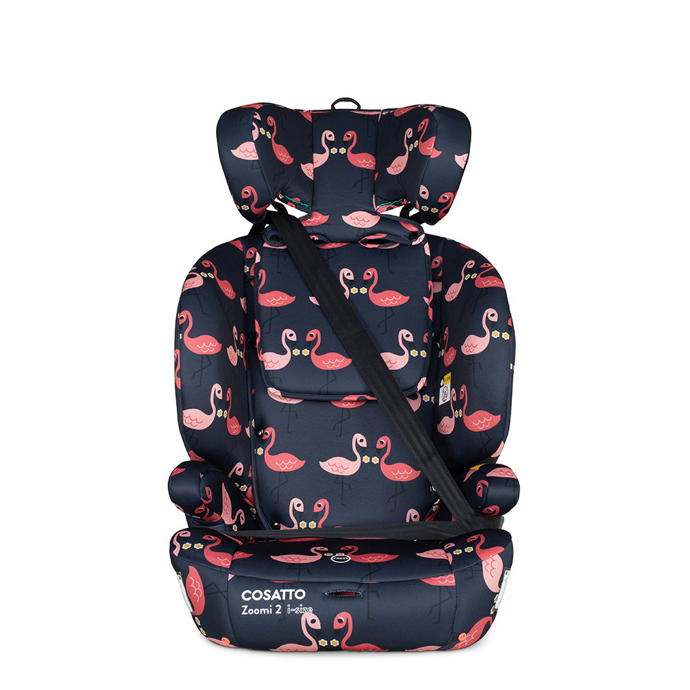 Dětská sedačka Zoomi 2 i-Size - Pretty Flamingo
