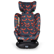 All in All 360 Rotate i-Size Kindersitz - Charcoal Mister Fox