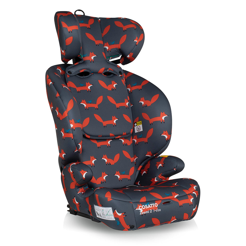 Zoomi 2 i-Size Kindersitz - Charcoal Mister Fox